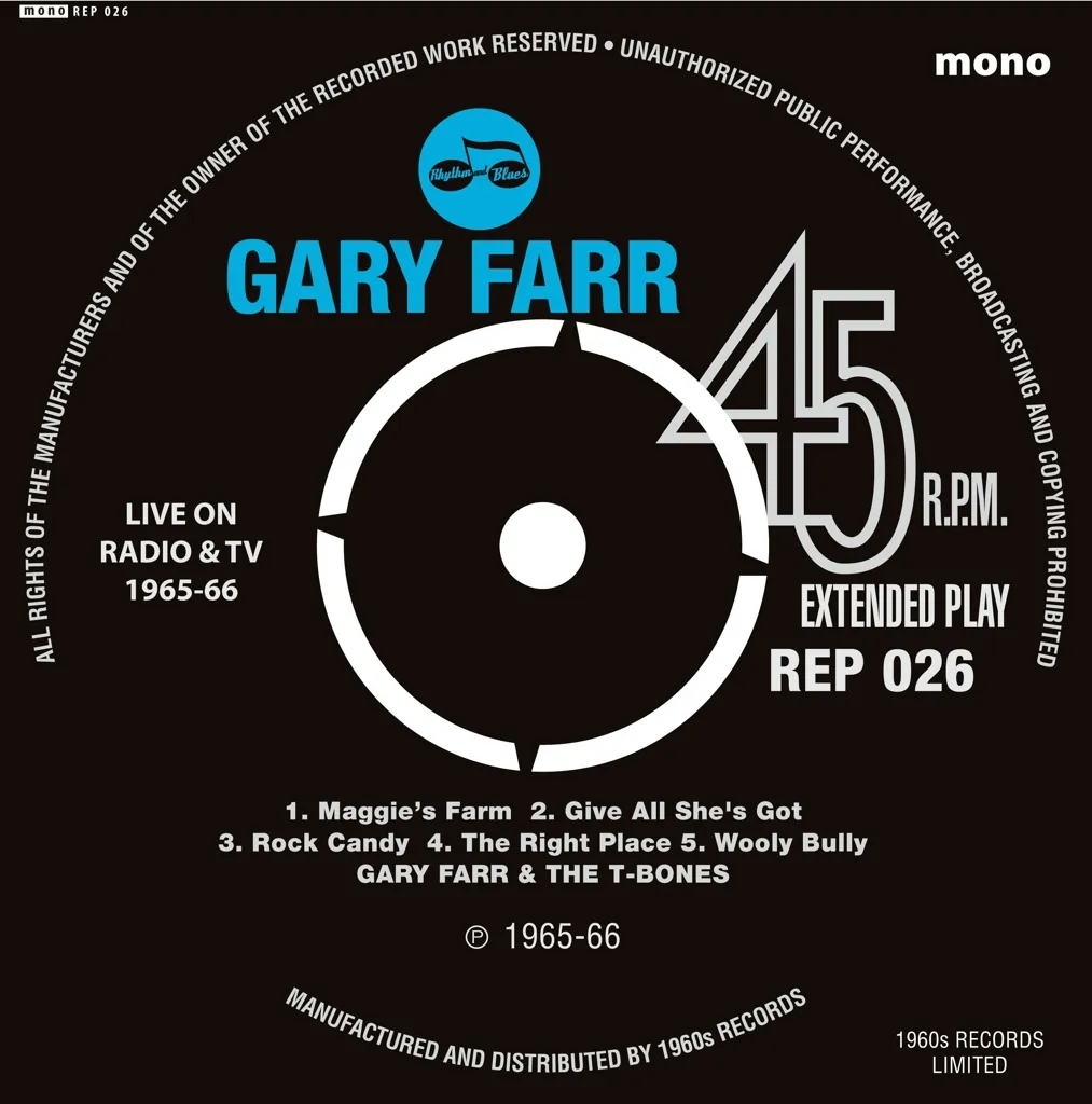 Album artwork for Live on TV EP by Gary Farr