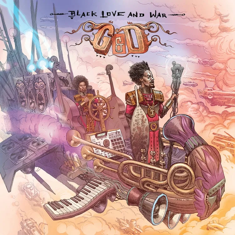 Album artwork for Black Love & War by Georgia Anne Muldrow and Dudley Perkins