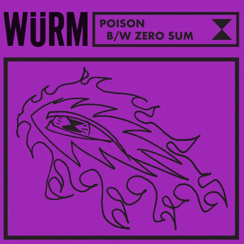 Album artwork for Poison / Zero Sum by Wurm
