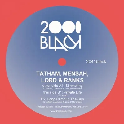 Album artwork for Simmering by Tatham, Mensah, Lord and Ranks