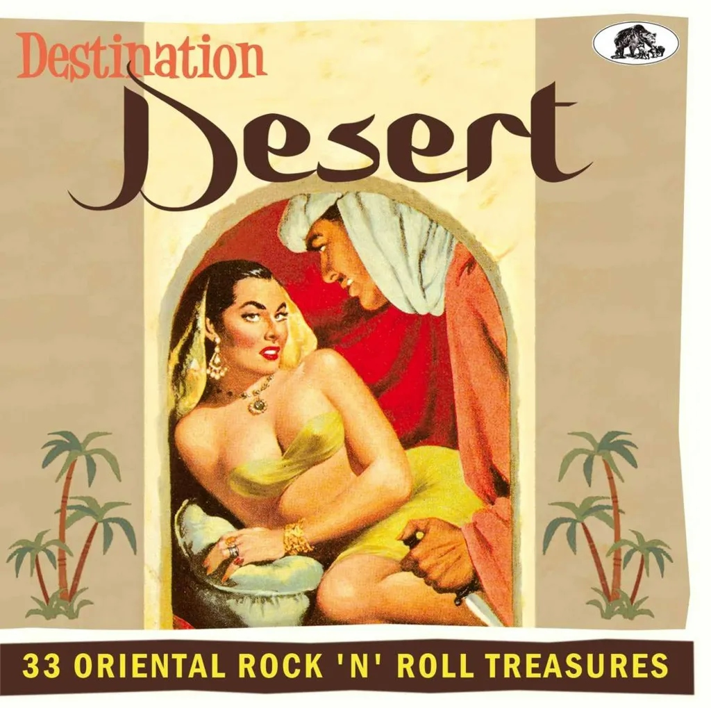 Album artwork for Destination Desert – 33 Oriental Rock n Roll Treasures by Various