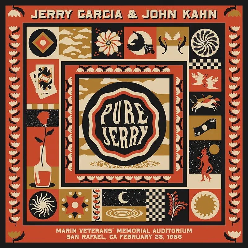 Album artwork for Pure Jerry: Marin Veterans Memorial Auditorium, San Rafael, CA - February 28, 1986 by Jerry Garcia