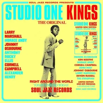 Album artwork for Studio One Kings by Soul Jazz Records presents