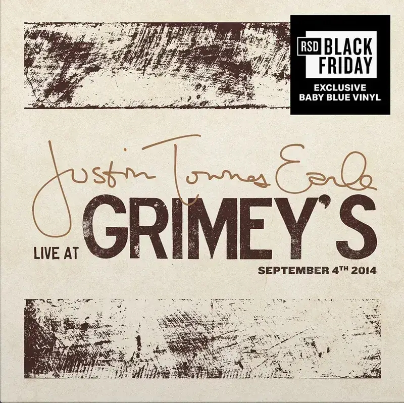 Album artwork for Live at Grimey's by Justin Townes Earle