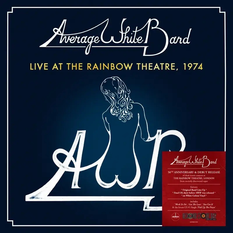 Album artwork for Live At The Rainbow Theatre: 1974 - RSD 2024 by Average White Band