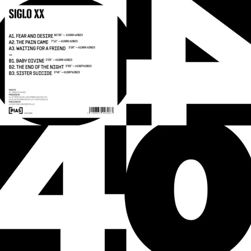Album artwork for - Pias 40 by Siglo XX