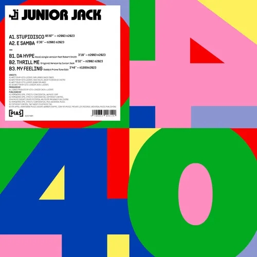 Album artwork for - Pias 40 by Junior Jack