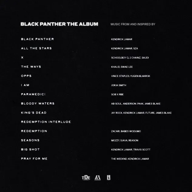 Album artwork for Black Panther The Album Music From And Inspired By by Various Artists