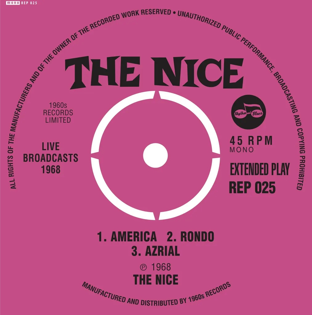 Album artwork for Live Broadcasts 1968 EP by The Nice