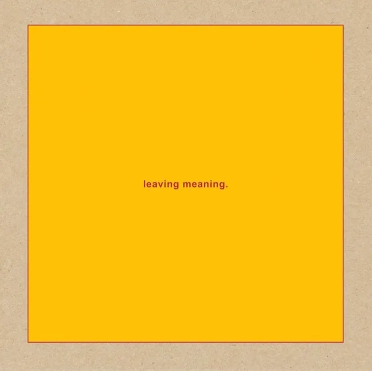 Album artwork for leaving meaning. by Swans