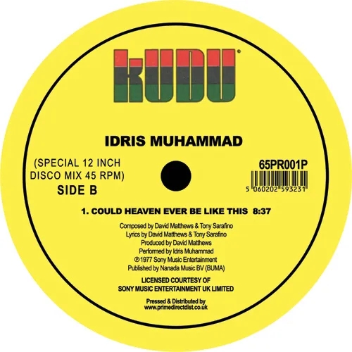 Album artwork for Could Heaven Ever Be Like This (Late Nite Tuff Guy Remix) by Idris Muhammad
