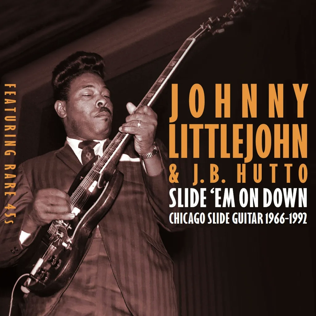 Album artwork for Slide Em On Down - Chicago Slide Guitar 1966-1992 by Johnny Littlejohn