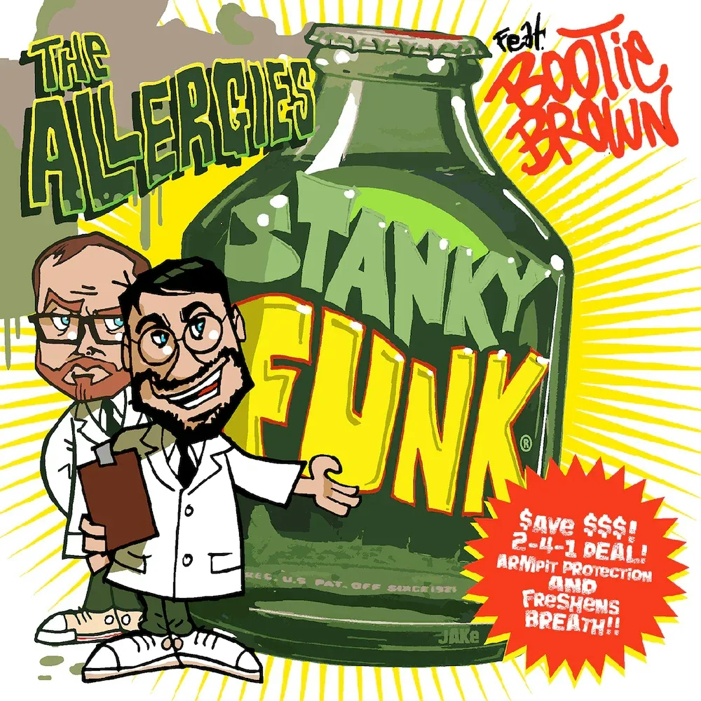 Album artwork for Stanky Funk (feat. Bootie Brown) by The Allergies