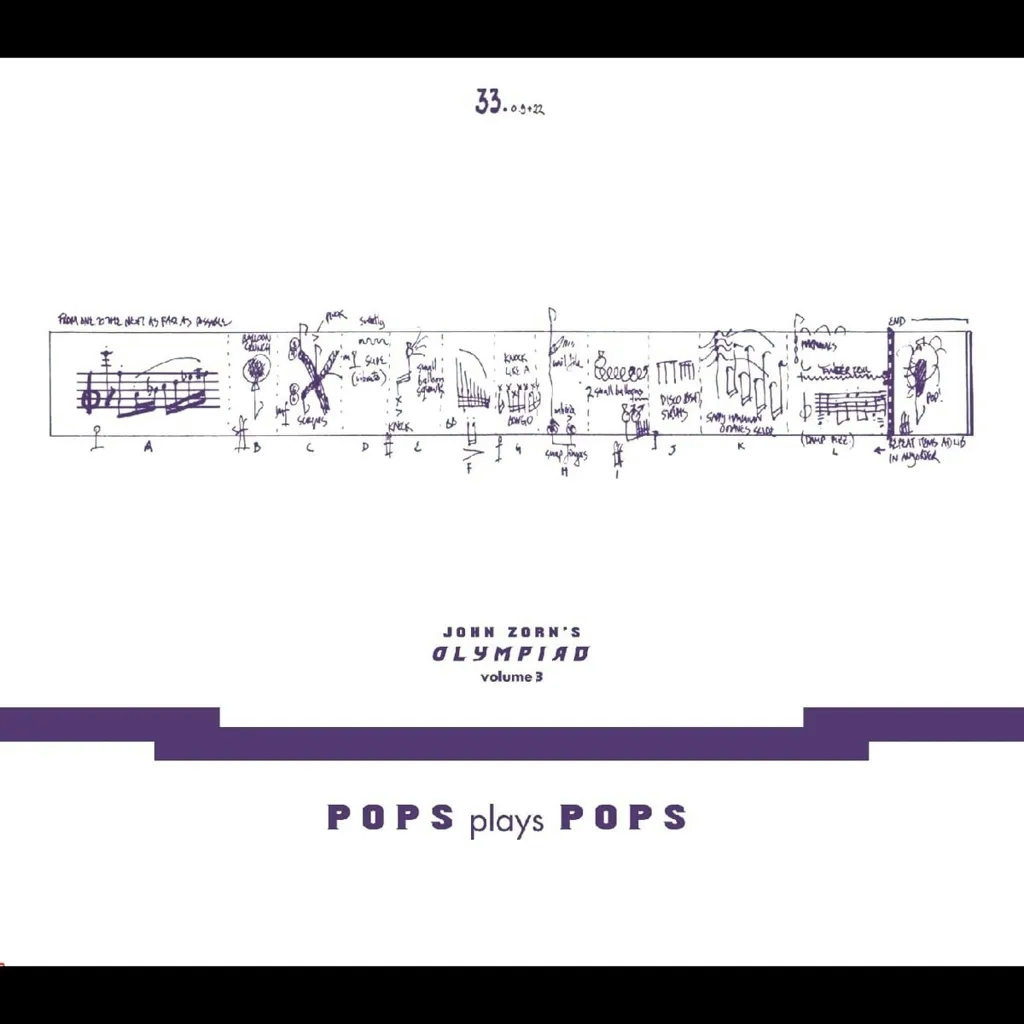 Album artwork for John Zorn's Olympiad Vol. 3 - Pops Plays Pops - Eugene Chadbourne Plays The Book Of Heads by John Zorn