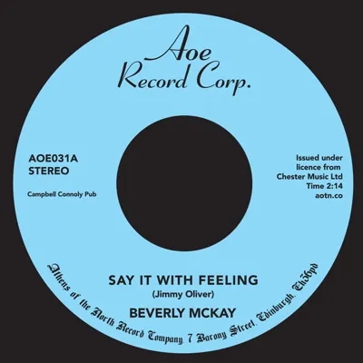 Album artwork for Say It With Feeling by Beverly Mckay