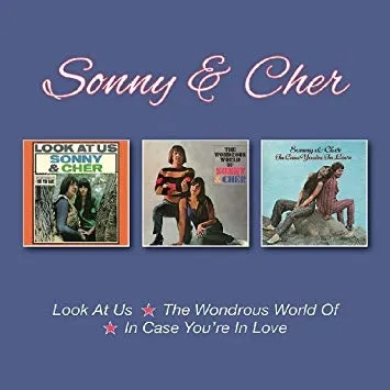 Album artwork for Look At Us / The Wondrous World Of / In Case You're In Love (and Bonus Tracks) by Sonny and Cher