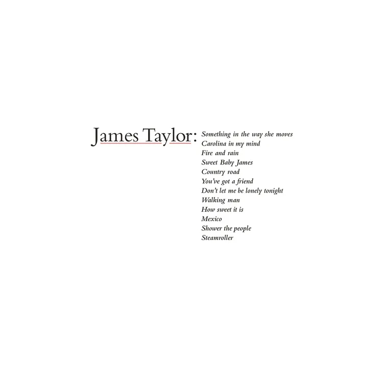 Album artwork for Greatest Hits by James Taylor