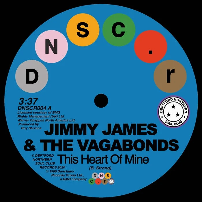 Album artwork for This Heart Of Mine / Let Love Flow On by Jimmy James and The Vagabonds / Sonya Spence