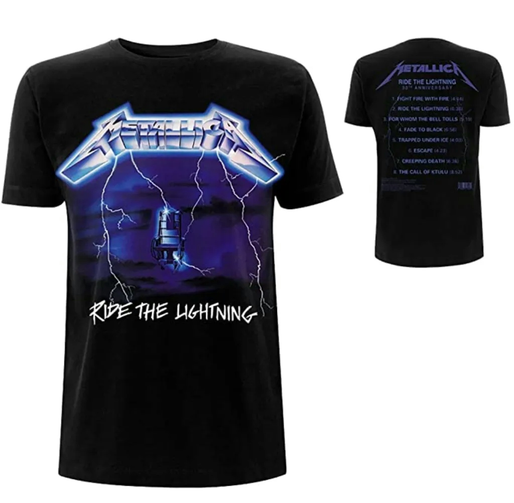 Album artwork for Ride The Lightning T-Shirt by Metallica