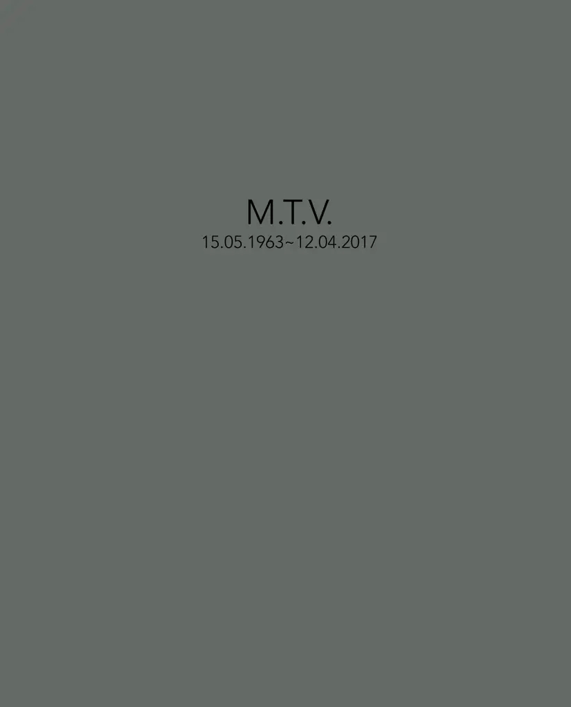 Album artwork for M.T.V. 15.05.63 – 12.04.2017 by Mika Vainio