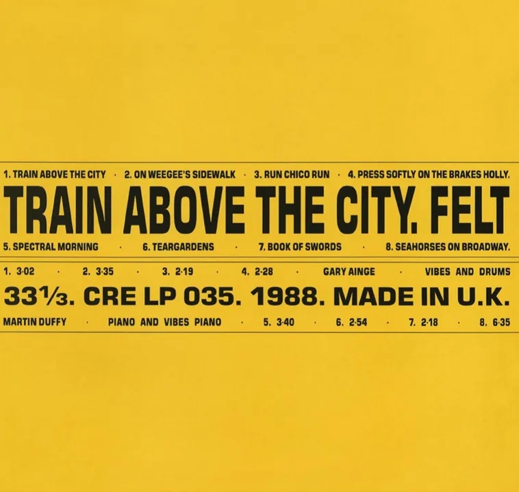 Album artwork for Train Above The City by Felt