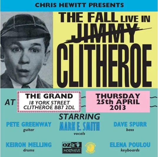 Album artwork for Live in Clitheroe 2013 by The Fall