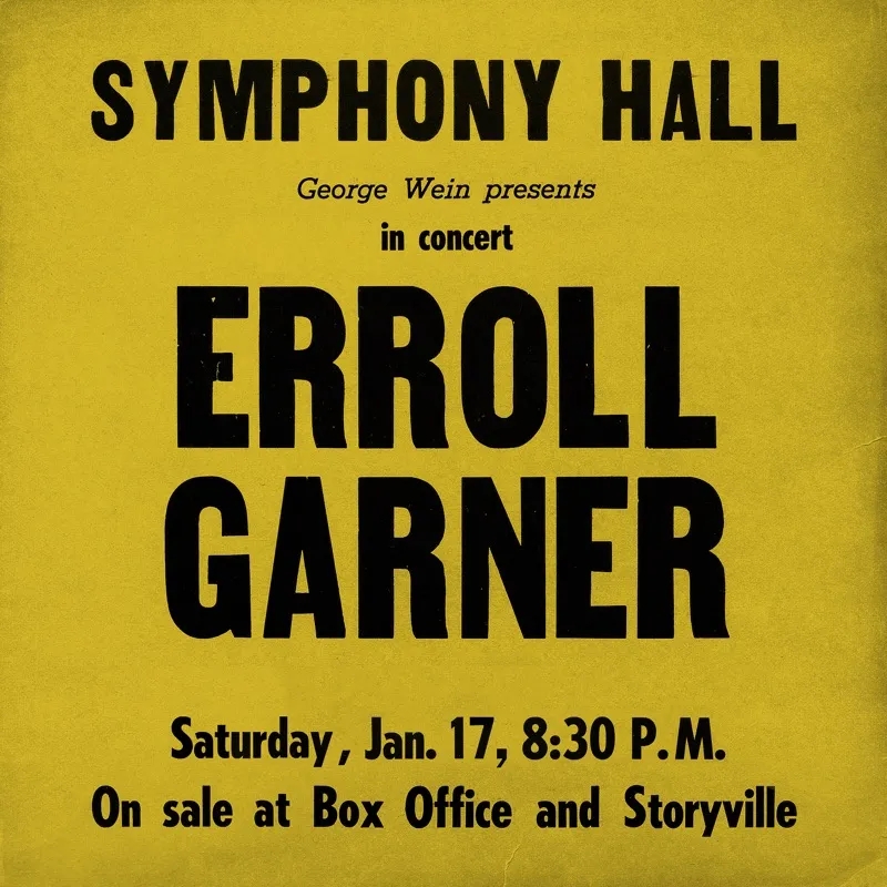 Album artwork for Symphony Hall Concert by Erroll Garner
