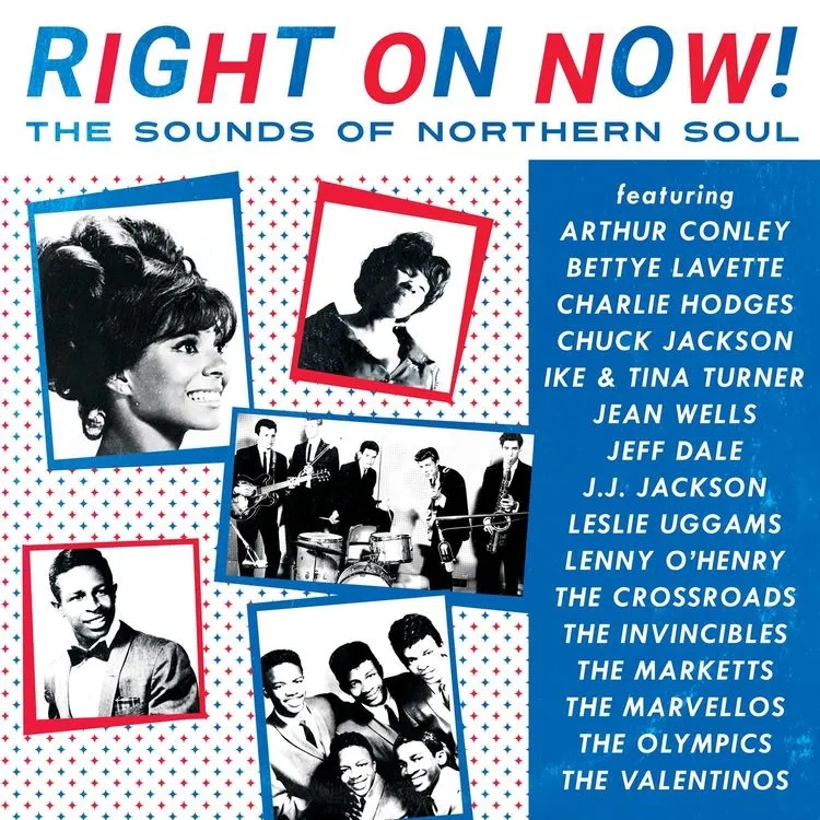 Album artwork for Right On Now! The Sounds of Northern Soul by Various Artists