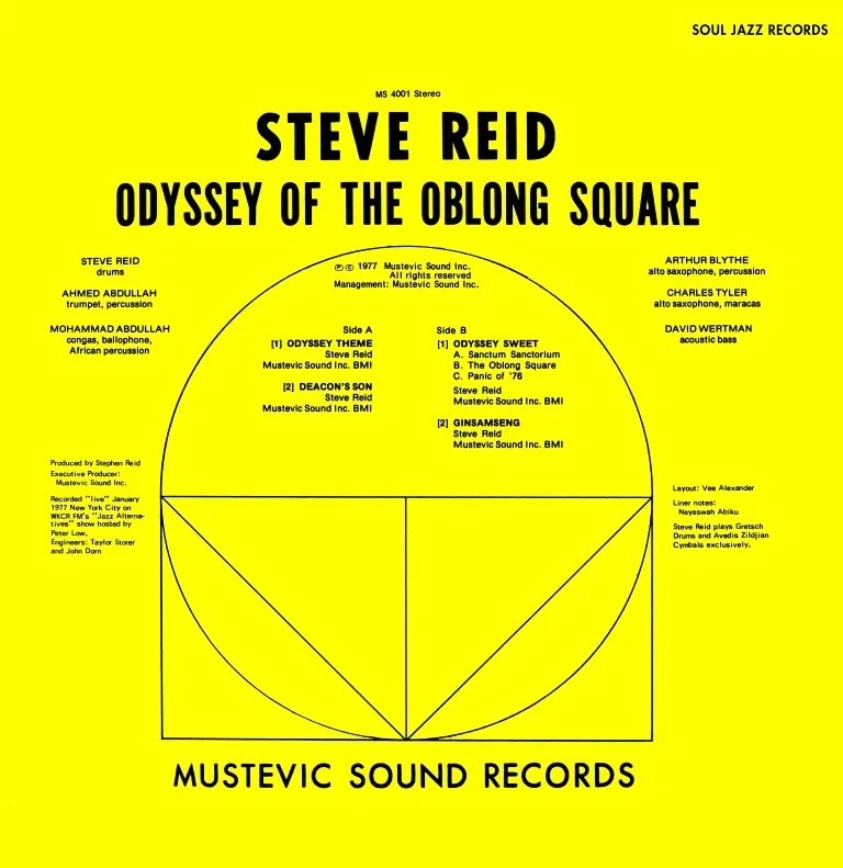 Album artwork for Odyssey Of The Oblong Square by Steve Reid and The Master Brotherhood