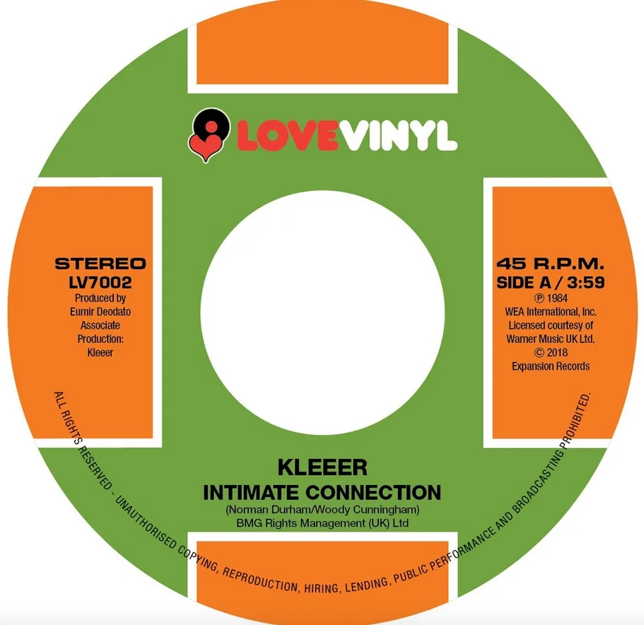 Album artwork for Intimate Connection by Kleeer