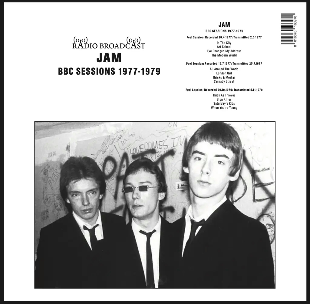 Album artwork for BBC Sessions 1977-1979 by The Jam