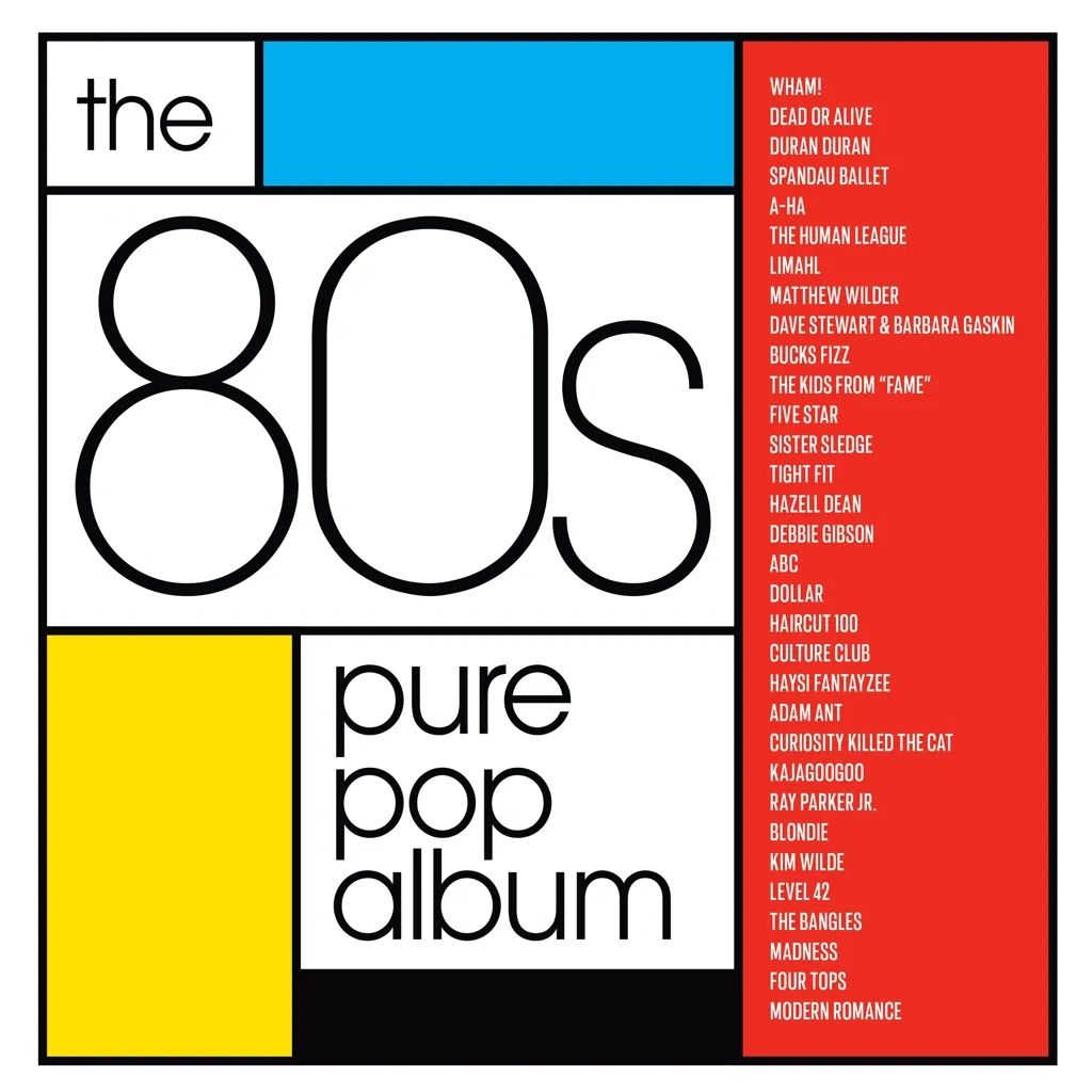 Album artwork for The 80s Pure Pop Album by Various