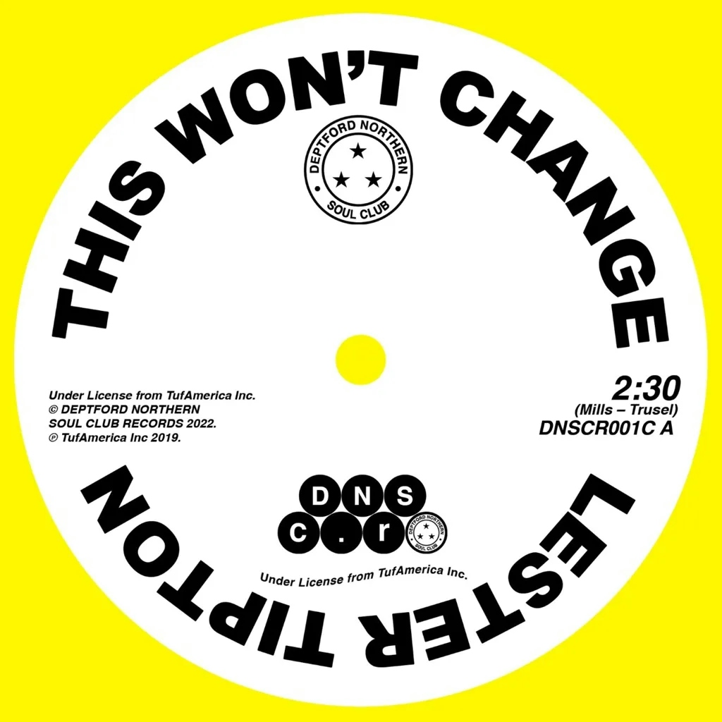 Album artwork for This Won’t Change / Baby Don’t You Weep by Lester Tipton /  Edward Hamilton
