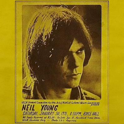 Album artwork for Royce Hall 1971 by Neil Young