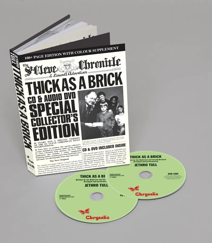 Album artwork for Album artwork for Thick As A Brick (40th Anniversary Special Collector’s Edition) by Jethro Tull by Thick As A Brick (40th Anniversary Special Collector’s Edition) - Jethro Tull