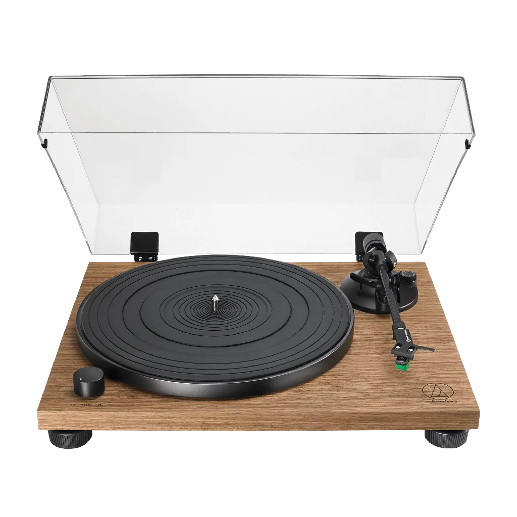 Album artwork for AT-LPW40WN Manual Belt Drive Wood Base Turntable by Audio-Technica