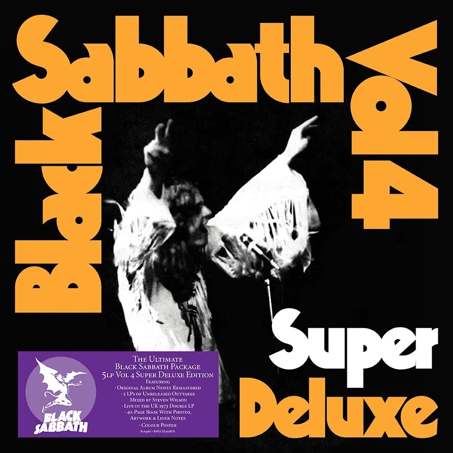 Album artwork for Vol 4 - Super Deluxe by Black Sabbath