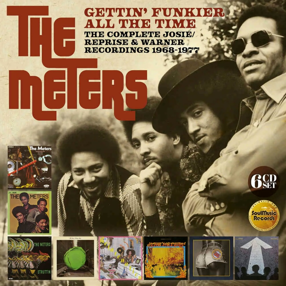 Album artwork for Gettin’ Funkier All The Time - The Complete Josie / Reprise and Warner Recordings  (1968 - 1977) by The Meters