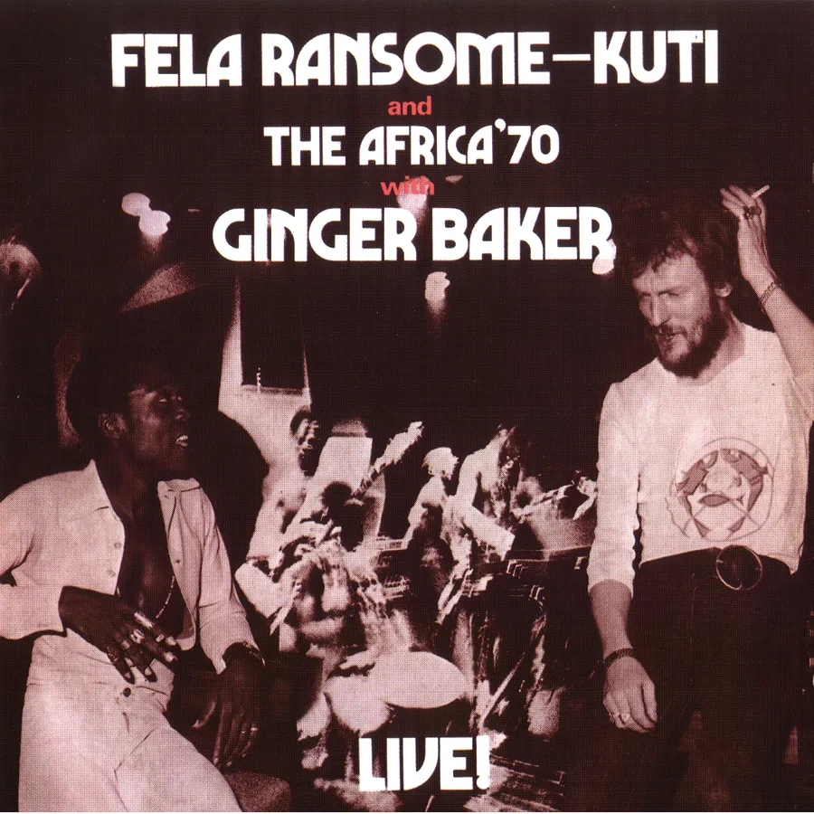 Album artwork for Live! with Ginger Baker by Fela Kuti