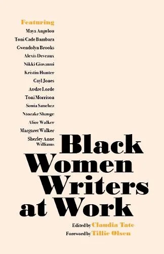 Album artwork for Black Women Writers at Work by Claudia Tate (editor)