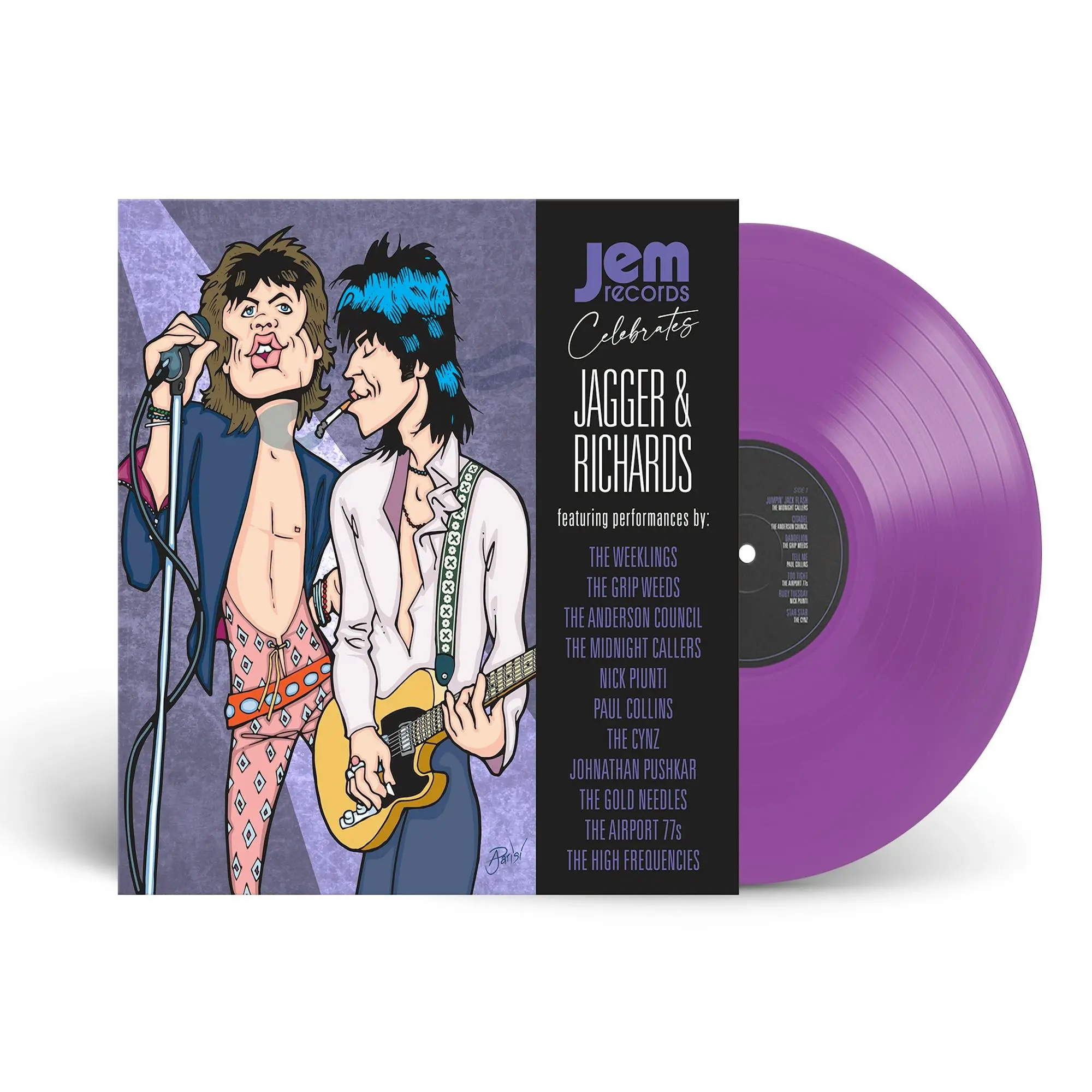 Album artwork for Jem Records Celebrates Jagger/Richards by Various Artists