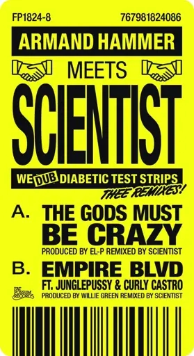 Album artwork for We Dub Diabetic Test Strips  by Armand Hammer, Scientist