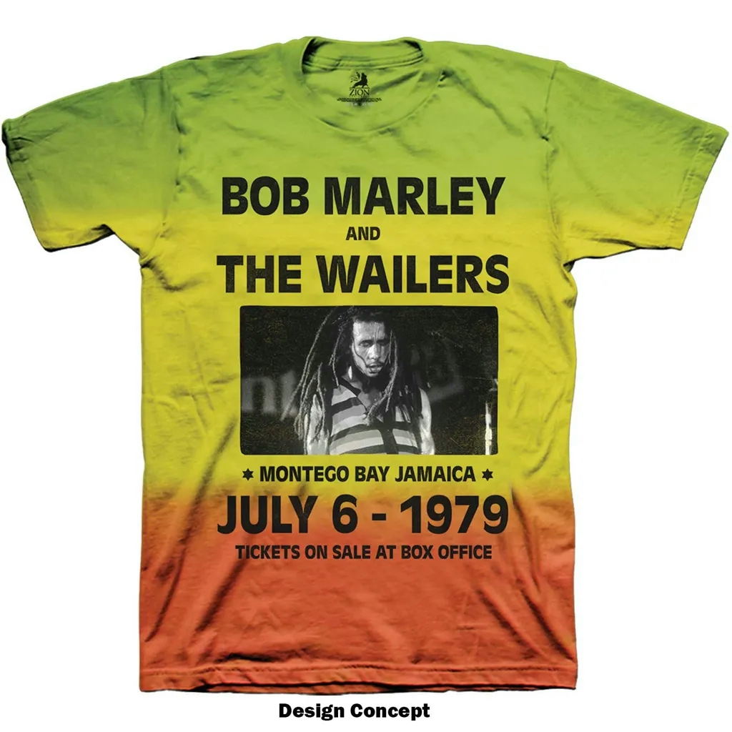 Album artwork for Montego Bay Fade T-Shirt by Bob Marley