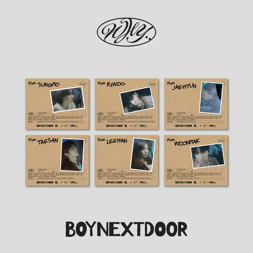 Album artwork for Why... by BoyNextDoor