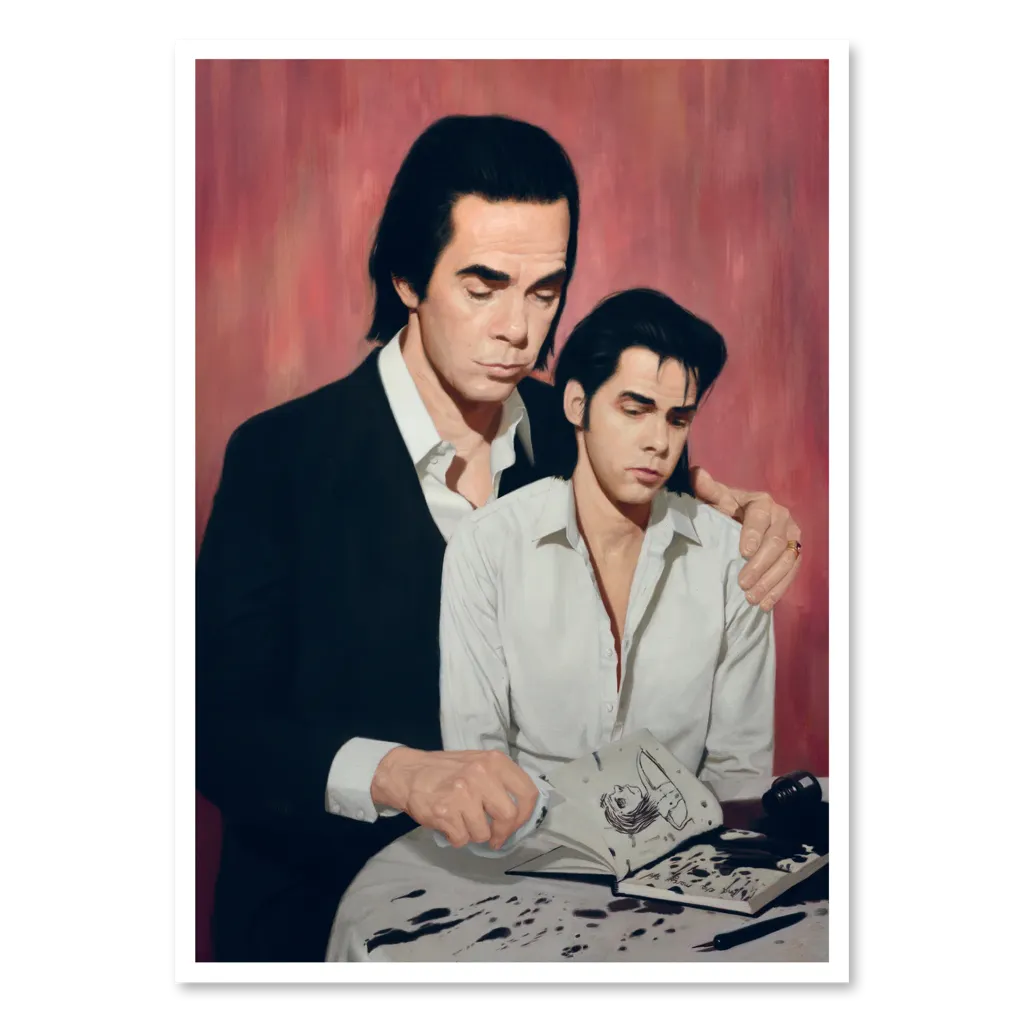 Album artwork for Ink and Solace Poster by Nick Cave