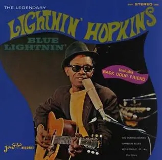 Album artwork for Blue Lighnin' by Lightnin' Hopkins