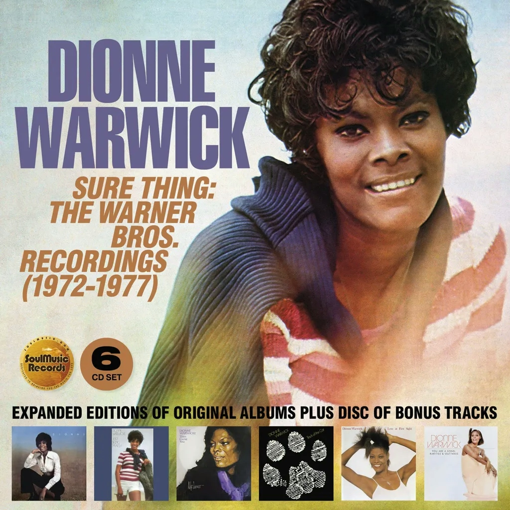 Album artwork for Sure Thing: The Warner Brothers Recordings 1972-1977 by Dionne Warwick