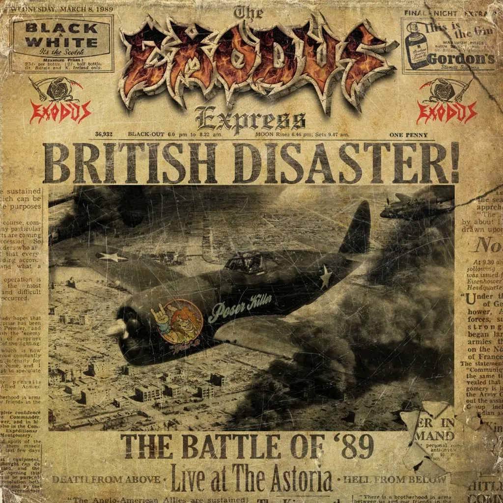 Album artwork for British Disaster:The Battle Of ‘89 (Live At The Astoria)   by Exodus