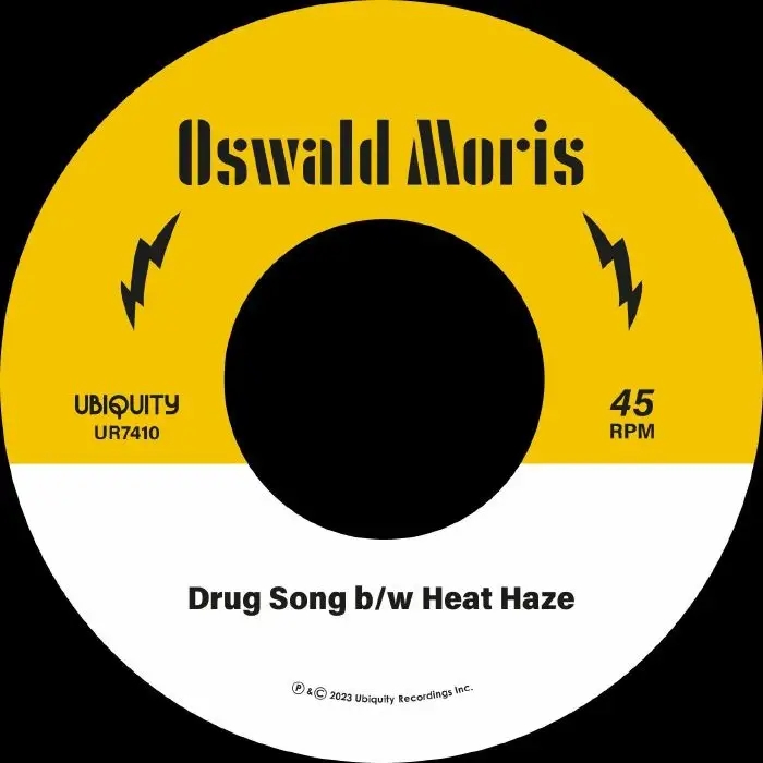 Album artwork for Drug Song b/w Heat Haze by Oswald Moris