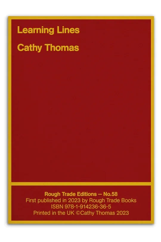 Album artwork for Learning Lines: Two Short Stories by Cathy Thomas